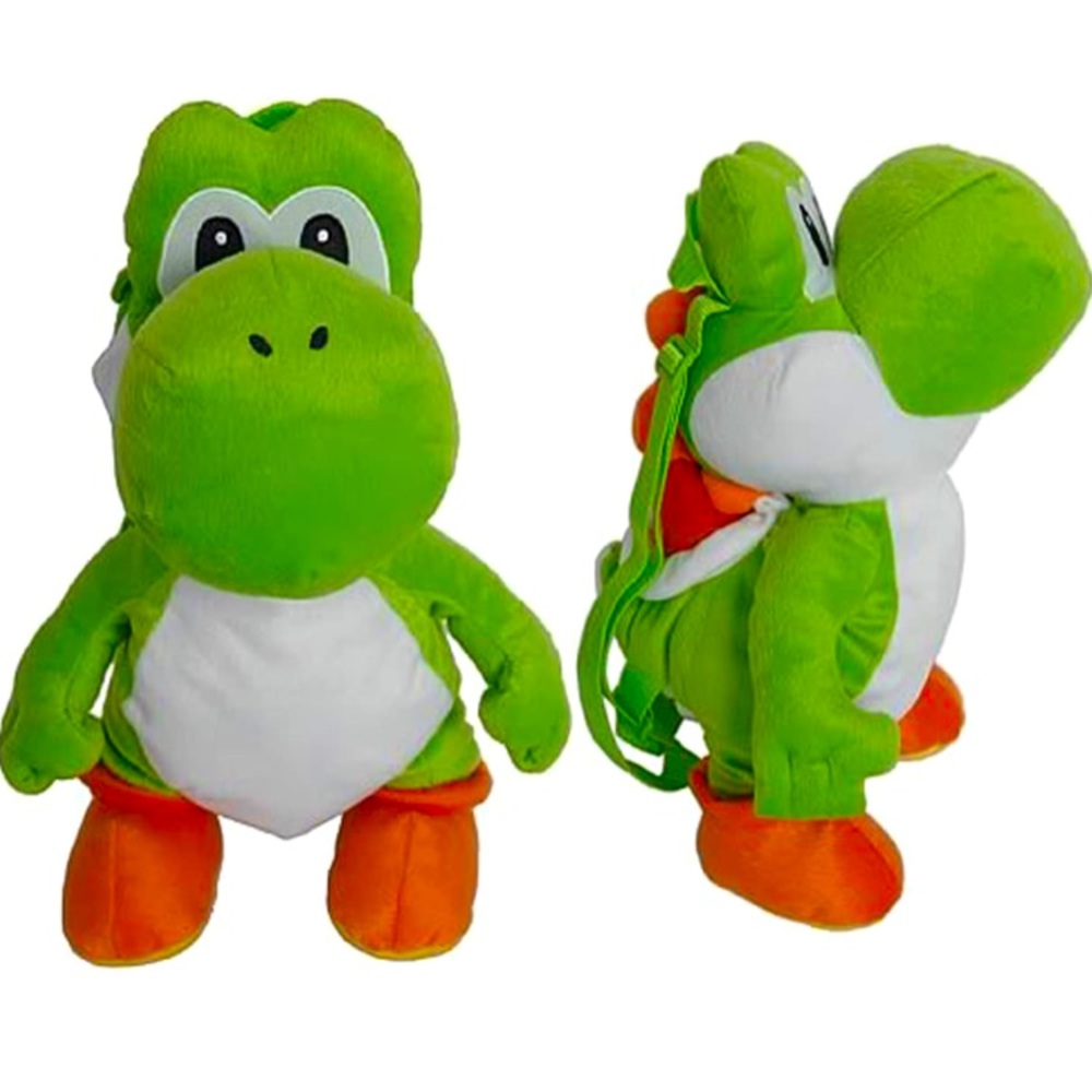Mario Kart Yoshi plush backpack
